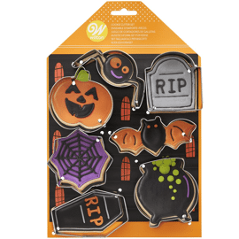 Halloween haunted house cookie cutter set 